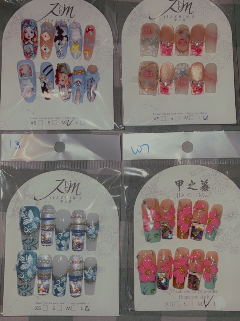 Handmade nail bundle